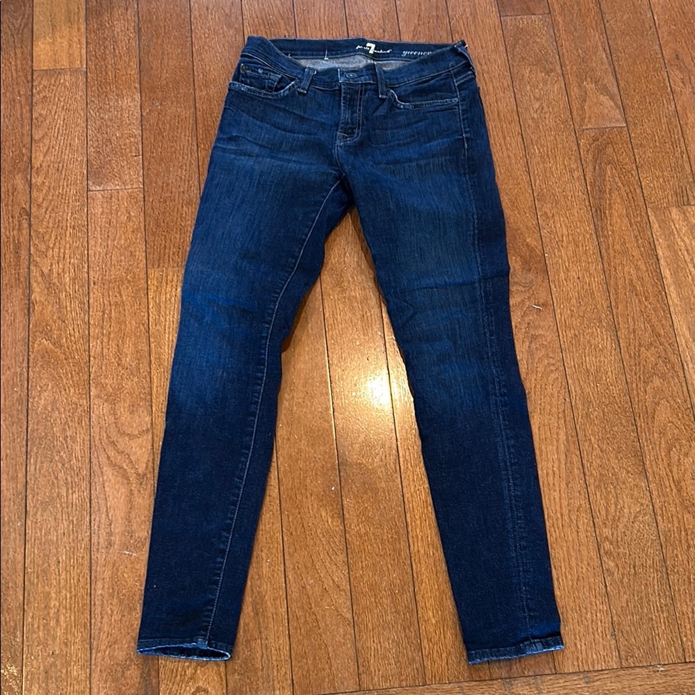 7 For All Mankind Dark Wash Gwenevere Jeans - 27